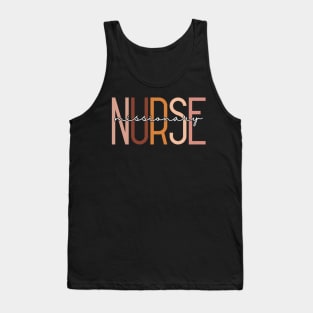 Missionary Nurse Huitarian Health Care Specialist Nurse Tank Top